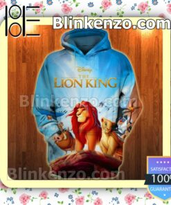 Disney The Lion King Blue Custom Womens Hoodie