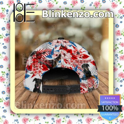 Doberman Pinscher American Flag Classic Caps a