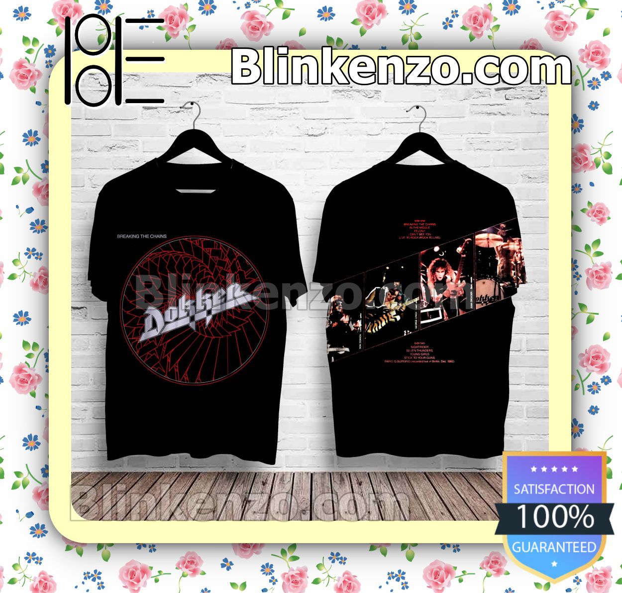 Dokken Breaking The Chains Album Custom T-shirts