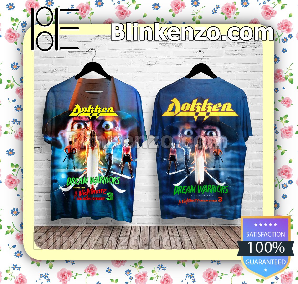 Top Selling Dokken Dream Warriors Theme From A Nightmare On Elm Street 3 Custom Shirt