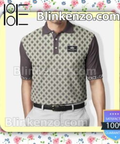 Dolce And Gabbana Checkered Custom Polo Shirt