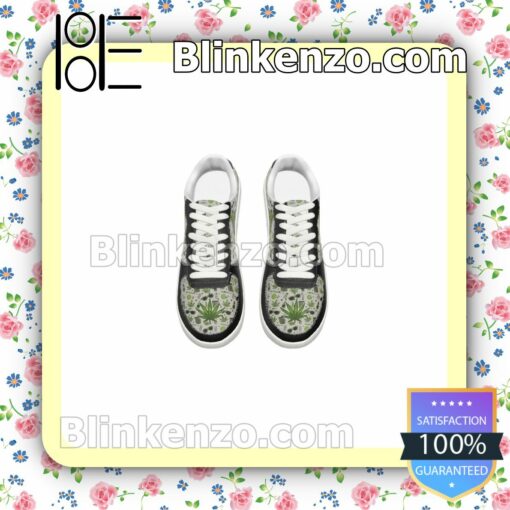 Don't Care Bear Cannabis Weed Mens Air Force Sneakers a