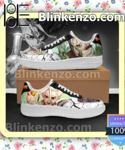 Dr Stone Senku Ishigami Anime Nike Air Force Sneakers