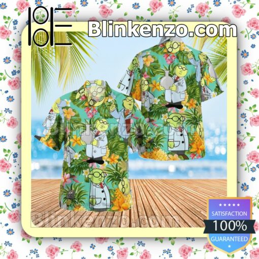 Dr. Bunsen Honeydew The Muppet Tropical Pineapple Beach Shirt