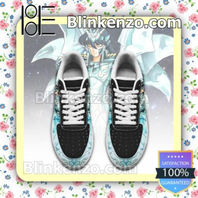 Dragon Shiryu Uniform Saint Seiya Anime Nike Air Force Sneakers a