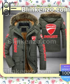 Ducati Logo Men Puffer Jacket b