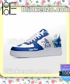 Duke Blue Devils Mascot Logo NCAA Nike Air Force Sneakers b
