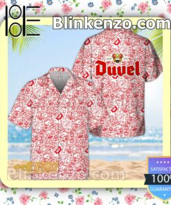 Duvel Doodle Art Beach Shirts