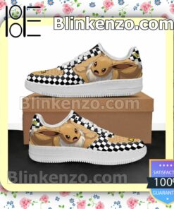 Eevee Checkerboard Pokemon Nike Air Force Sneakers