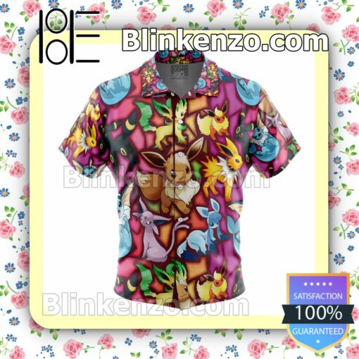 Eevee Evolutions Pokemon Summer Beach Vacation Shirt