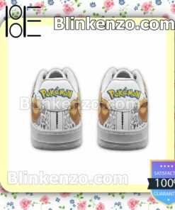 Eevee Pokemon Nike Air Force Sneakers b