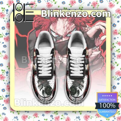 Eijirou Kirishima My Hero Academia Anime Nike Air Force Sneakers a