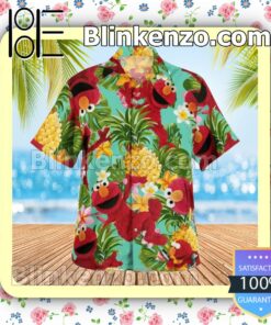 Elmo The Muppet Tropical Pineapple Beach Shirt