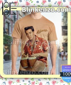 Elvis Presley In Blue Hawaii Drumming Custom Shirt