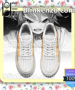 Emma The Promised Neverland Anime Nike Air Force Sneakers a