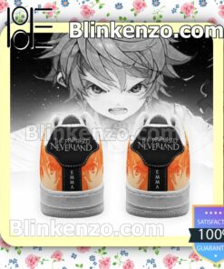 Emma The Promised Neverland Anime Nike Air Force Sneakers b