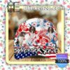 English Springer Spaniel American Flag Classic Caps