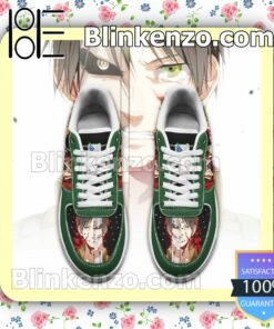 Eren Yeager Attack On Titan AOT Anime Nike Air Force Sneakers a