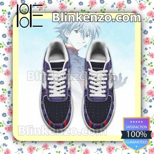 Evangelion Kaworu Nagisa Neon Genesis Evangelion Nike Air Force Sneakers a