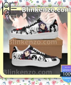 Evangelion Misato Katsuragi Neon Genesis Evangelion Nike Air Force Sneakers