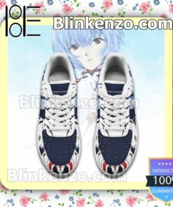 Evangelion Rei Ayanami Neon Genesis Evangelion Nike Air Force Sneakers a
