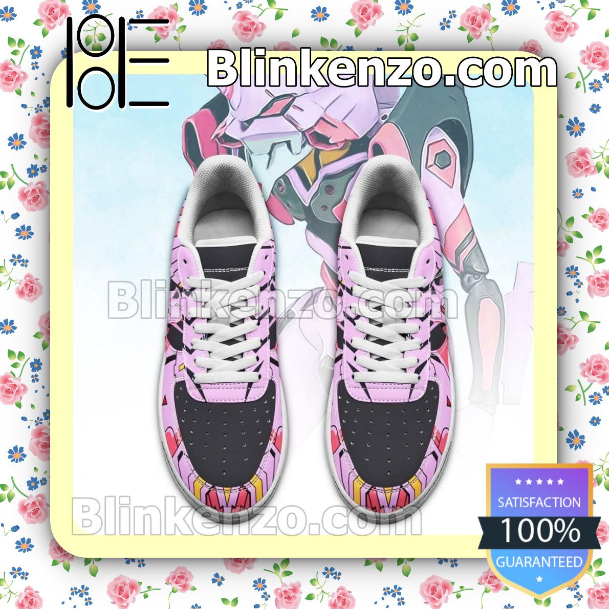 eBay Evangelion Unit-01 Awakened Neon Genesis Evangelion Nike Air Force Sneakers