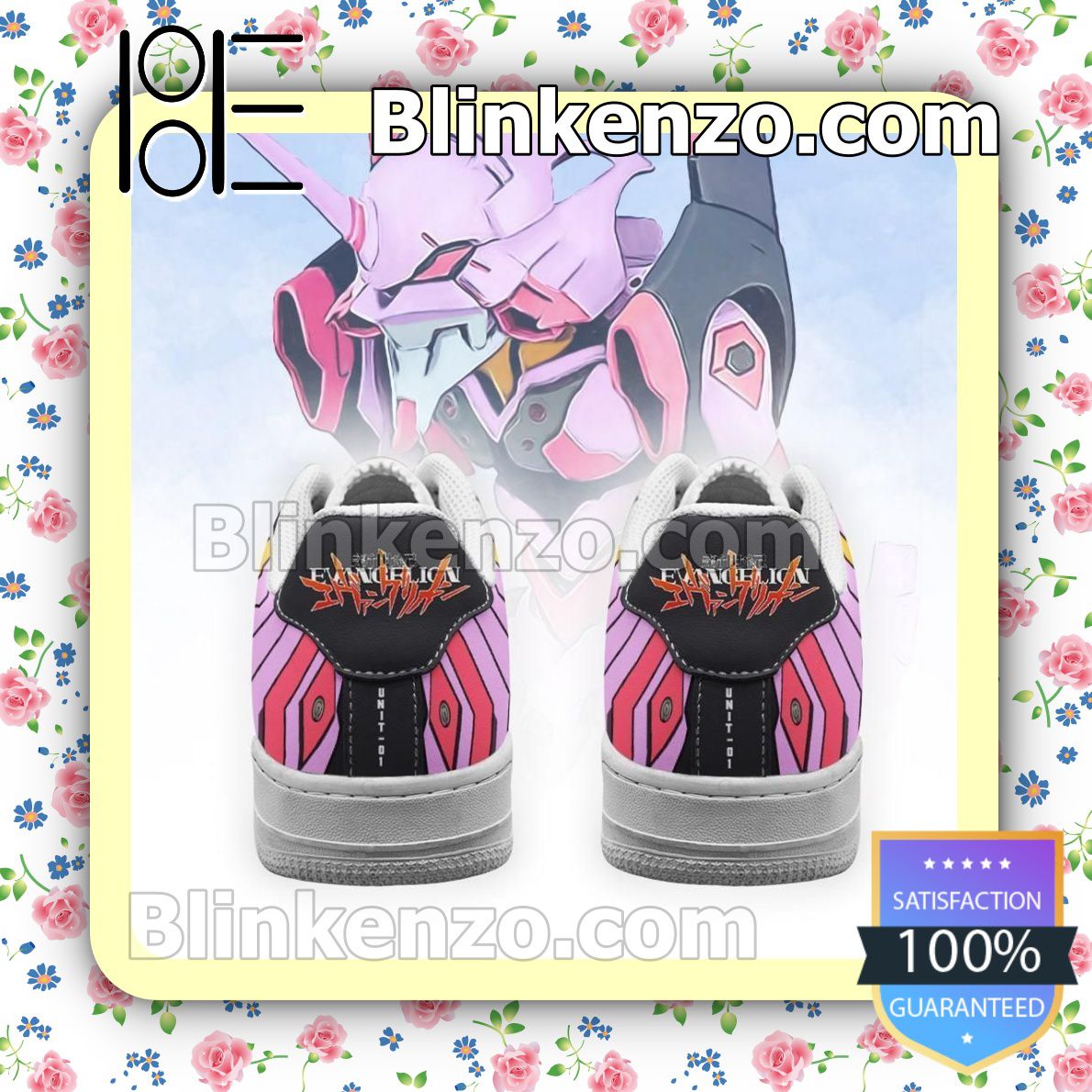 Best Shop Evangelion Unit-01 Awakened Neon Genesis Evangelion Nike Air Force Sneakers