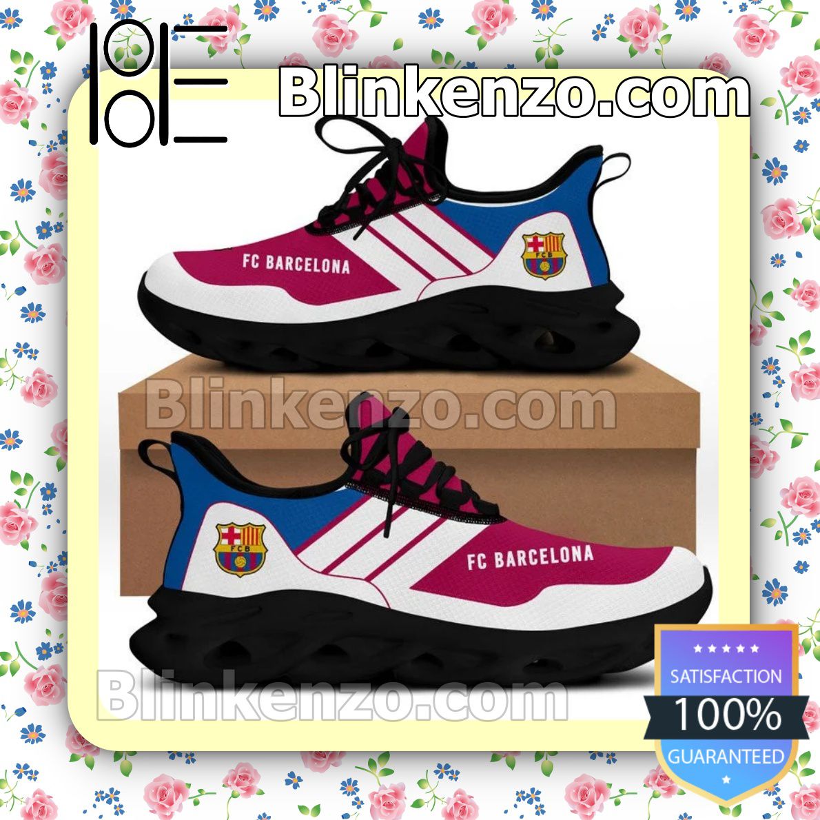 Popular FC Barcelona Men Running Shoes