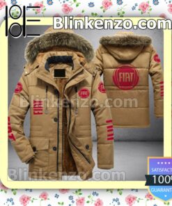 Fiat Automobile Manufacturer Men Puffer Jacket b