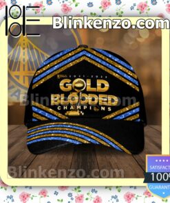 Finals 2021 2022 Gold Blooded Champions Glitter Stripes Baseball Caps Gift For Boyfriend