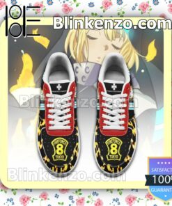 Fire Force Iris Costume Anime Nike Air Force Sneakers a