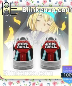 Fire Force Iris Costume Anime Nike Air Force Sneakers b