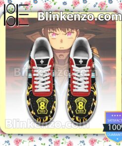 Fire Force Maki Oze Costume Anime Nike Air Force Sneakers a