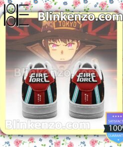 Fire Force Maki Oze Costume Anime Nike Air Force Sneakers b