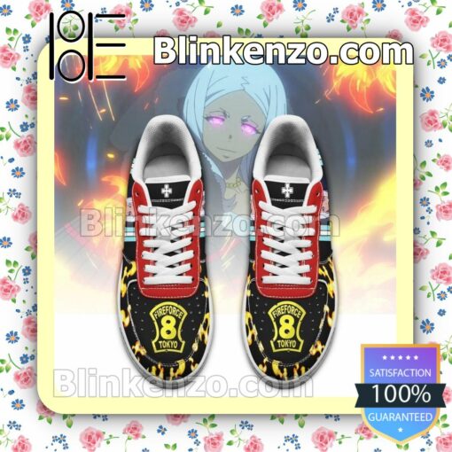 Fire Force Princess Hibana Costume Anime Nike Air Force Sneakers a