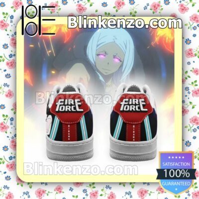 Fire Force Princess Hibana Costume Anime Nike Air Force Sneakers b