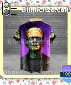 Frankenstein Monster Halloween Short Sleeve Shirts b