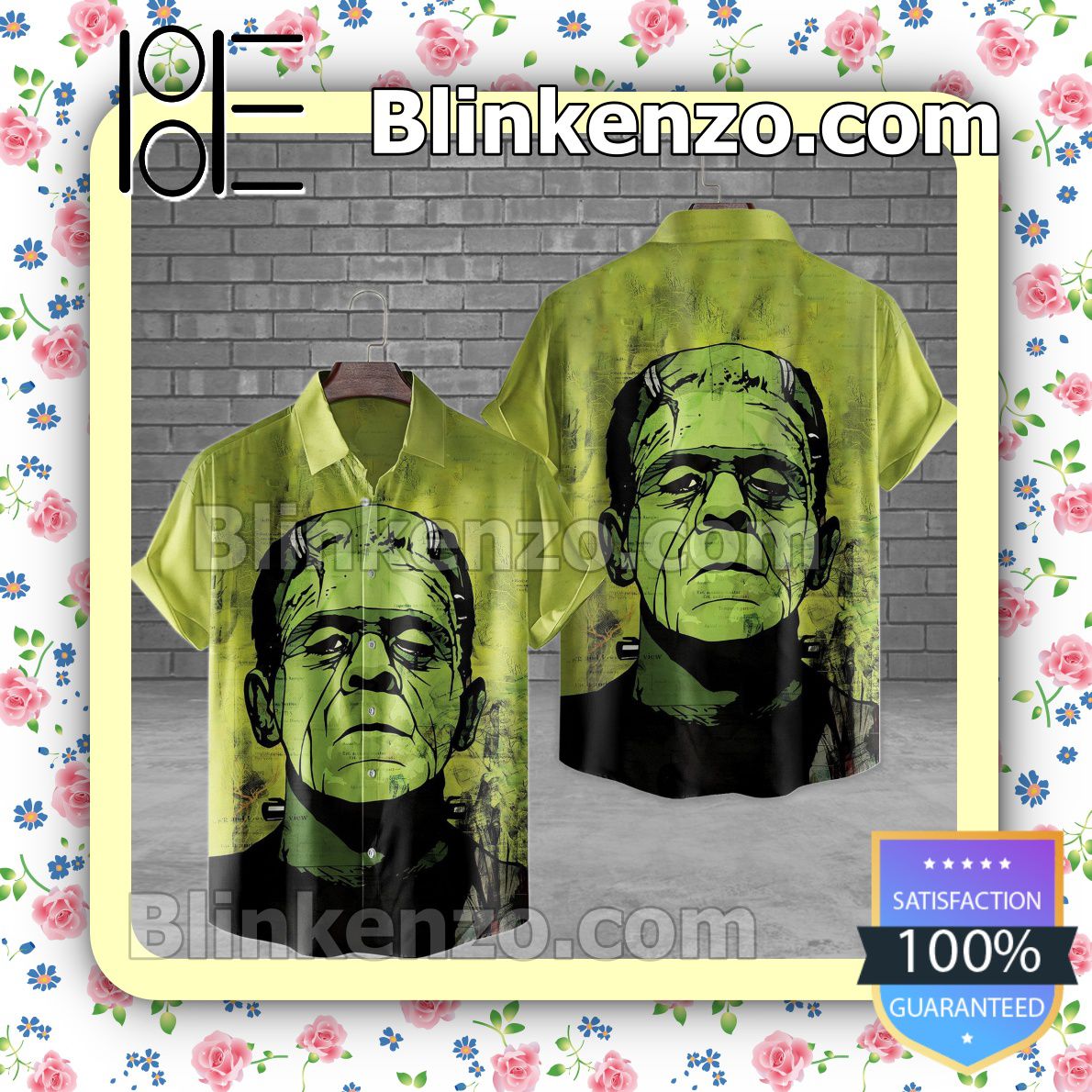 Frankenstein Painting Halloween Halloween Short Sleeve Shirts