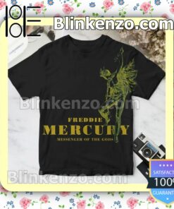 Freddie Mercury Messenger Of The Gods Album Cover Custom T-shirts