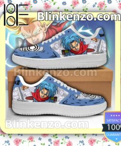 Future Trunks Dragon Ball Anime Nike Air Force Sneakers