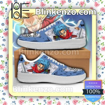 Future Trunks Dragon Ball Anime Nike Air Force Sneakers