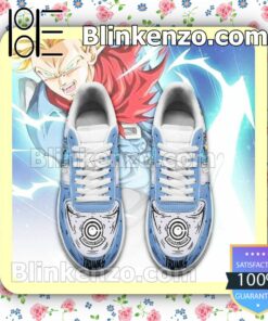 Future Trunks Dragon Ball Anime Nike Air Force Sneakers a