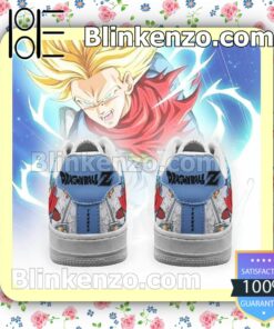 Future Trunks Dragon Ball Anime Nike Air Force Sneakers b
