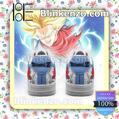 Future Trunks Dragon Ball Anime Nike Air Force Sneakers b