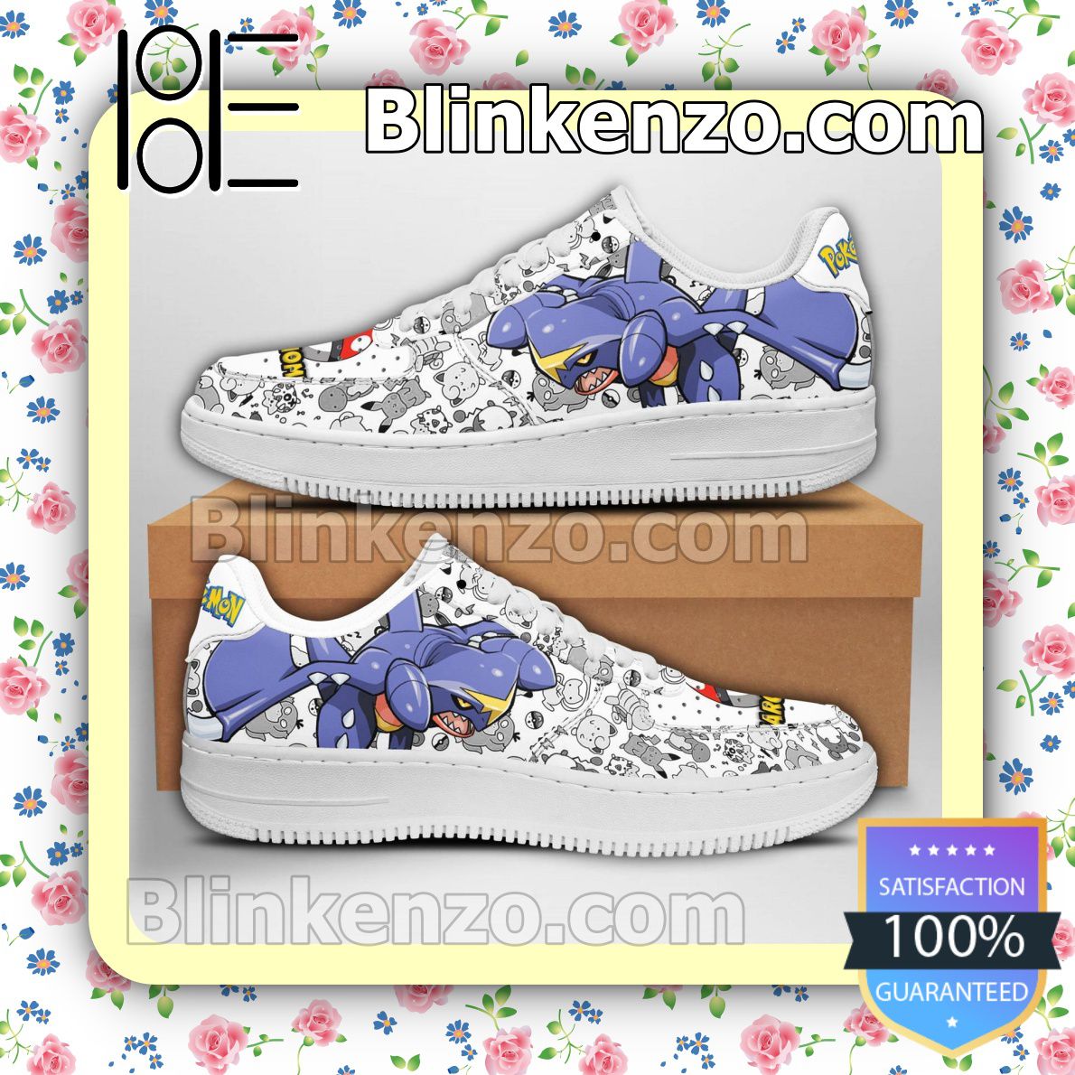 eBay Garchomp Pokemon Nike Air Force Sneakers