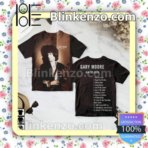 Gary Moore Run For Cover Album Custom Shirt