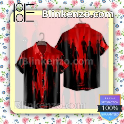Ghosts Of New York Walking Tour Red Halloween Short Sleeve Shirts