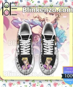 Giorno Giovanna Manga JoJo's Anime Nike Air Force Sneakers a