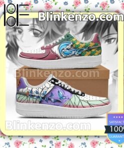 Giyuu and Shinobu Skill Demon Slayer Anime Nike Air Force Sneakers