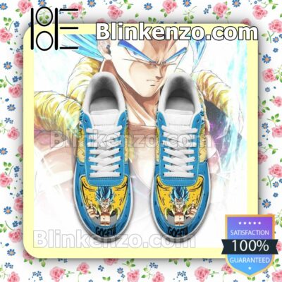 Gogeta Dragon Ball Anime Nike Air Force Sneakers a